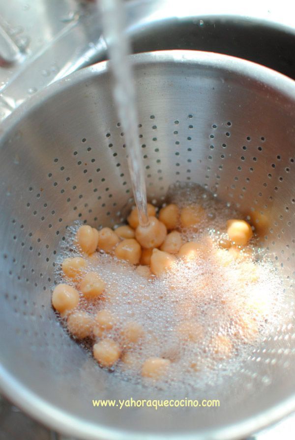 Pasos para hacer Hummus o Crema de Garbanzos